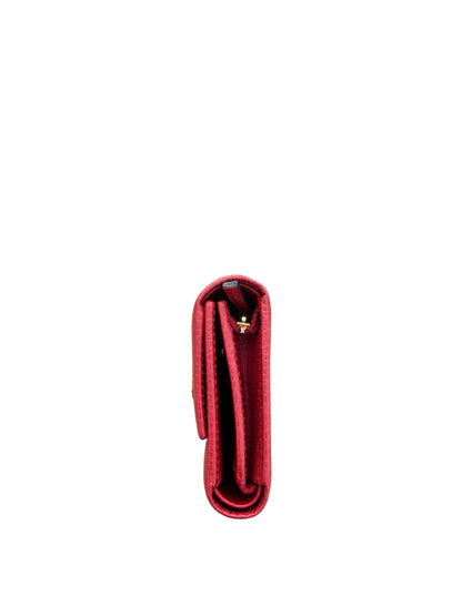 Gucci GG Marmont Trifold Wallet Red