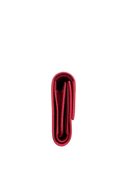 Gucci GG Marmont Trifold Wallet Red