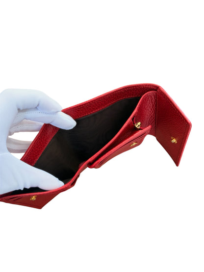 Gucci GG Marmont Trifold Wallet Red