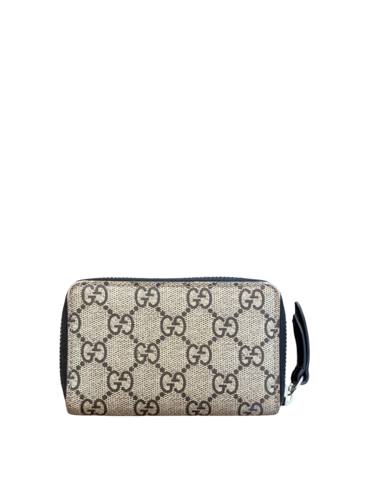 Gucci GG Supreme Tiger Print Zip-Around Wallet
