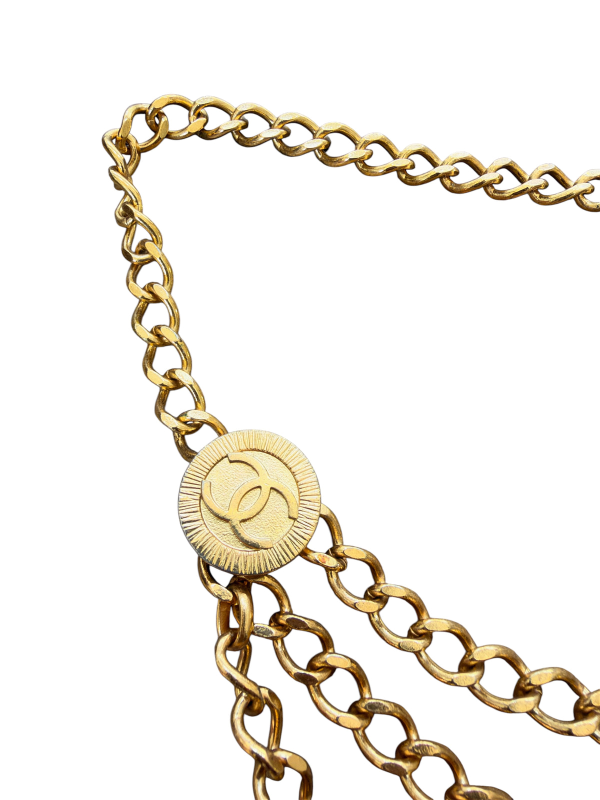 Chanel Vintage Gold-Toned Chain Belt