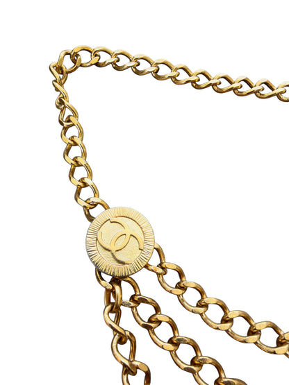 Chanel Vintage Gold-Toned Chain Belt