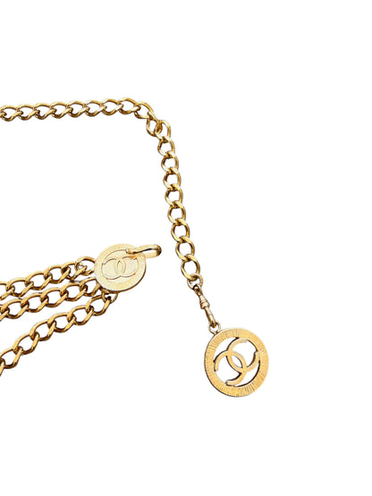 Chanel Vintage Gold-Toned Chain Belt