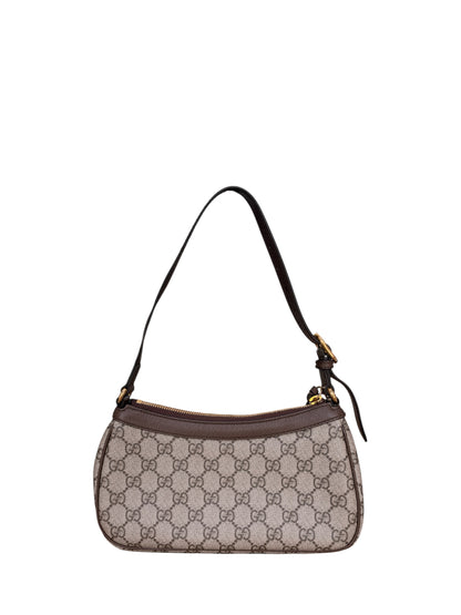 Gucci Ophidia GG Supreme Small Shoulder Bag Beige & Brown