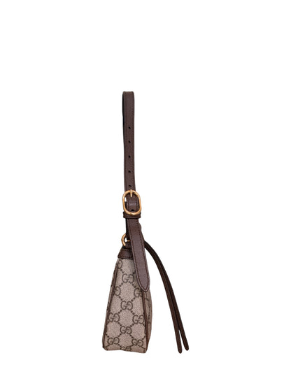 Gucci Ophidia GG Supreme Small Shoulder Bag Beige & Brown