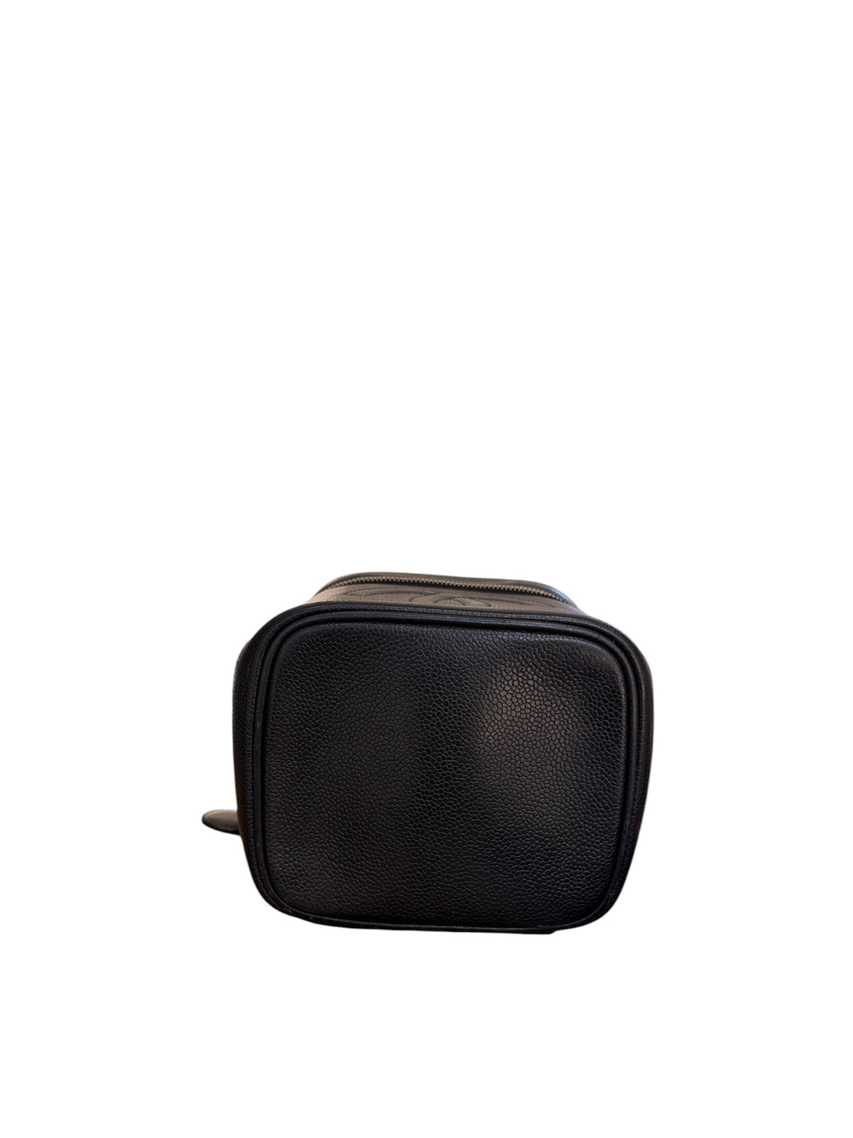 Chanel CC Caviar Leather Vanity Bag Black