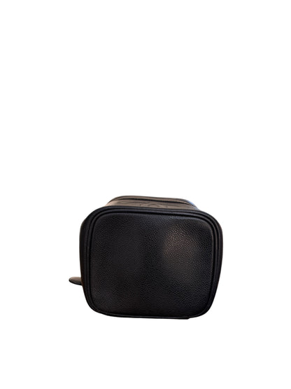 Chanel CC Caviar Leather Vanity Bag Black