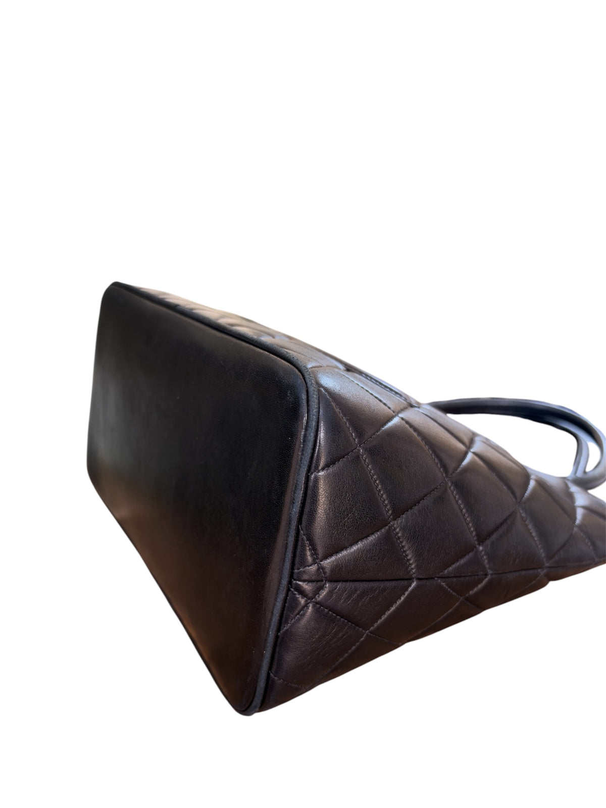 Chanel Medallion Tote Bag Black - Silver Hardware