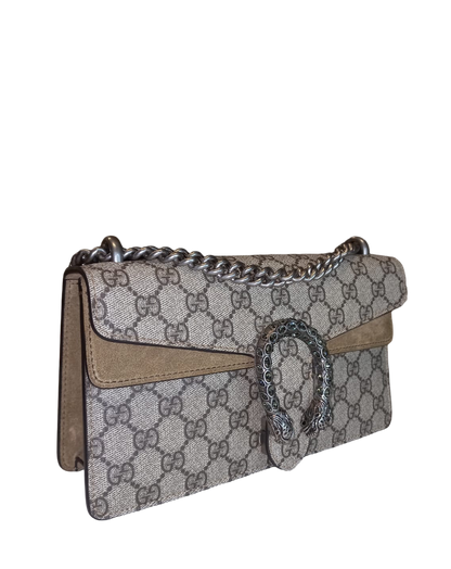 Gucci Supreme Small Dionysus GG Shoulder Bag Beige/Brown