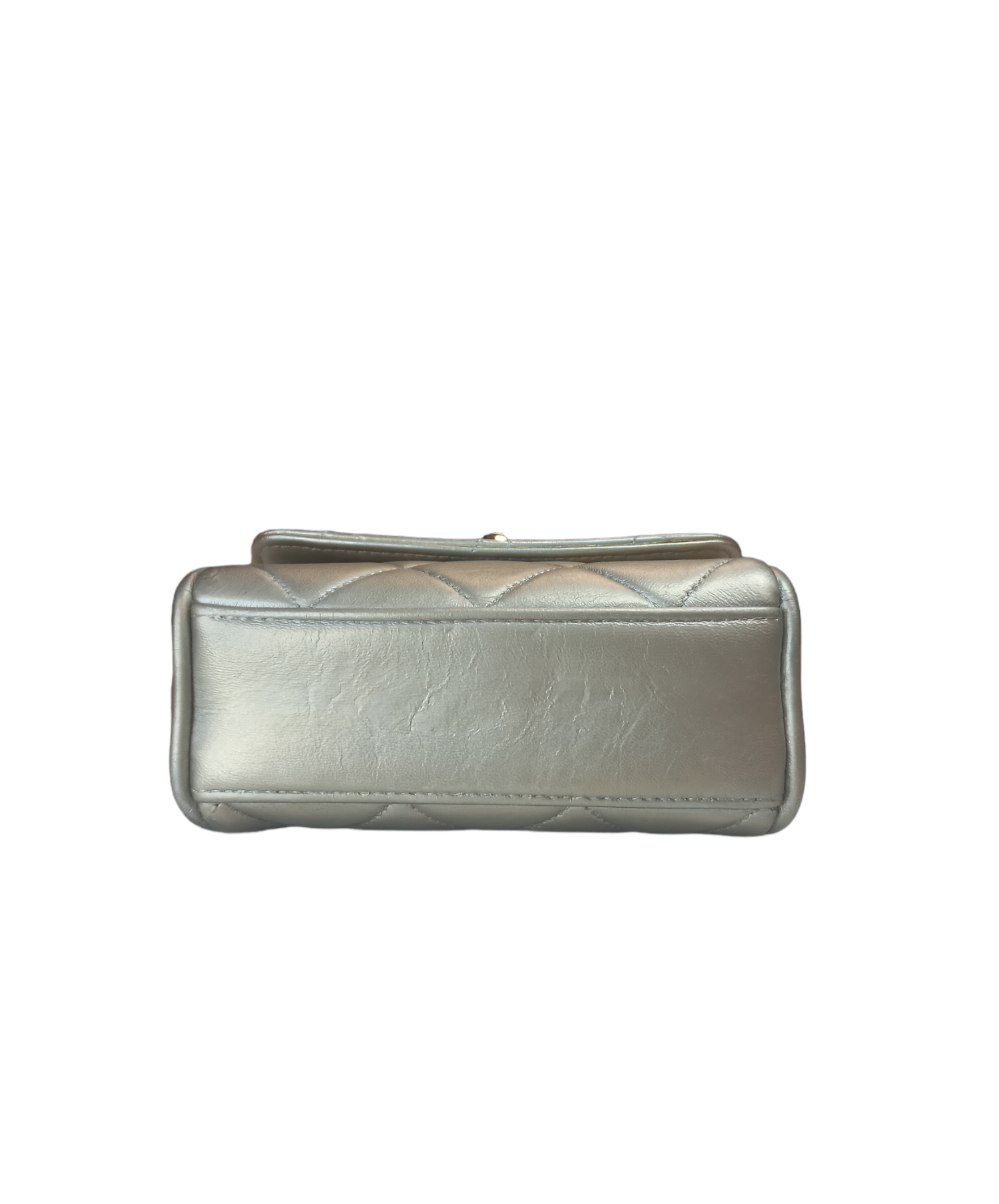 Silver chanel purse best sale