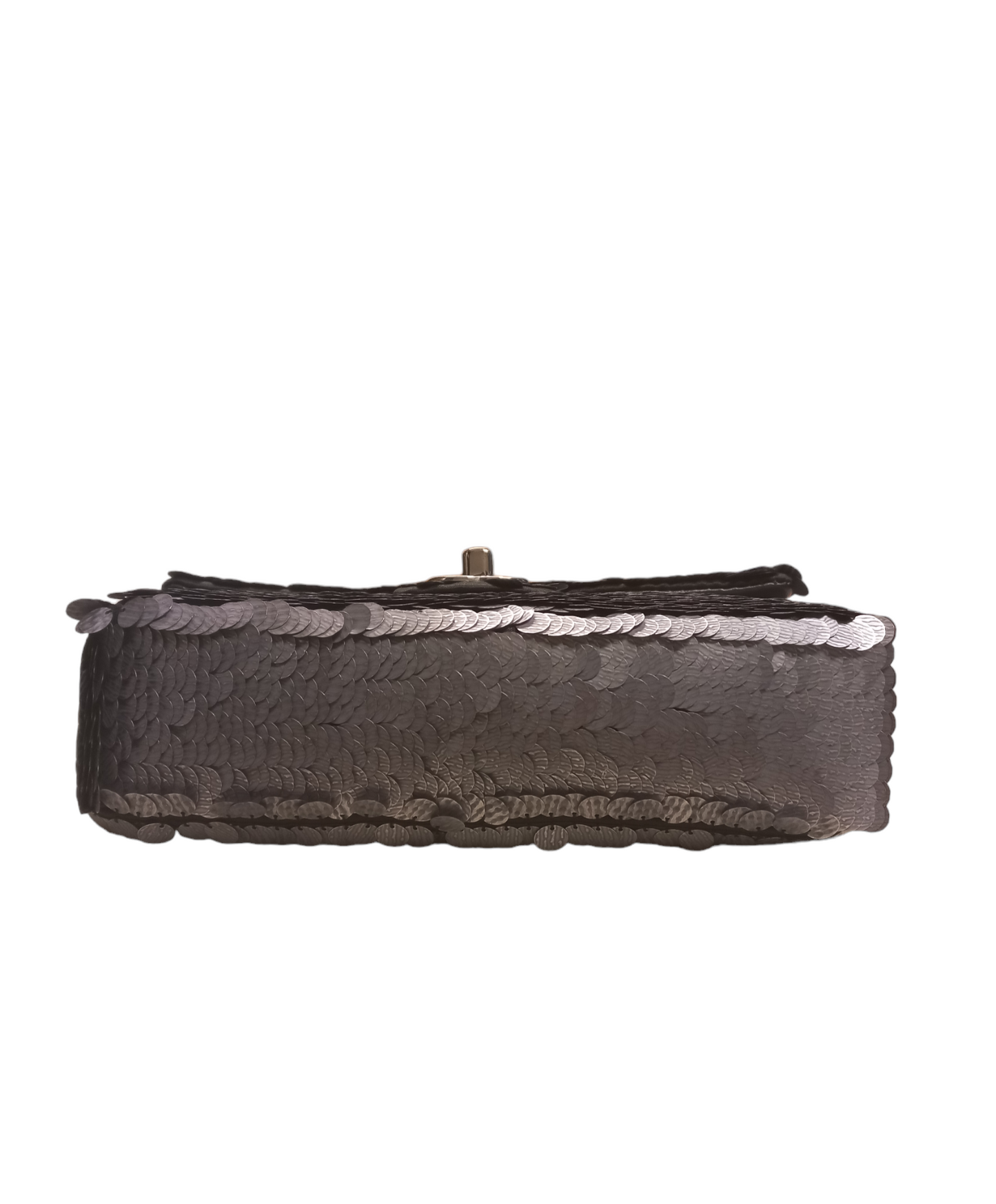Chanel Dark Grey Sequin Small Flap Bag