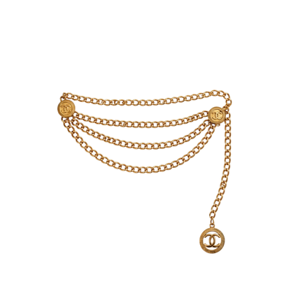 Chanel Vintage Gold-Toned Chain Belt
