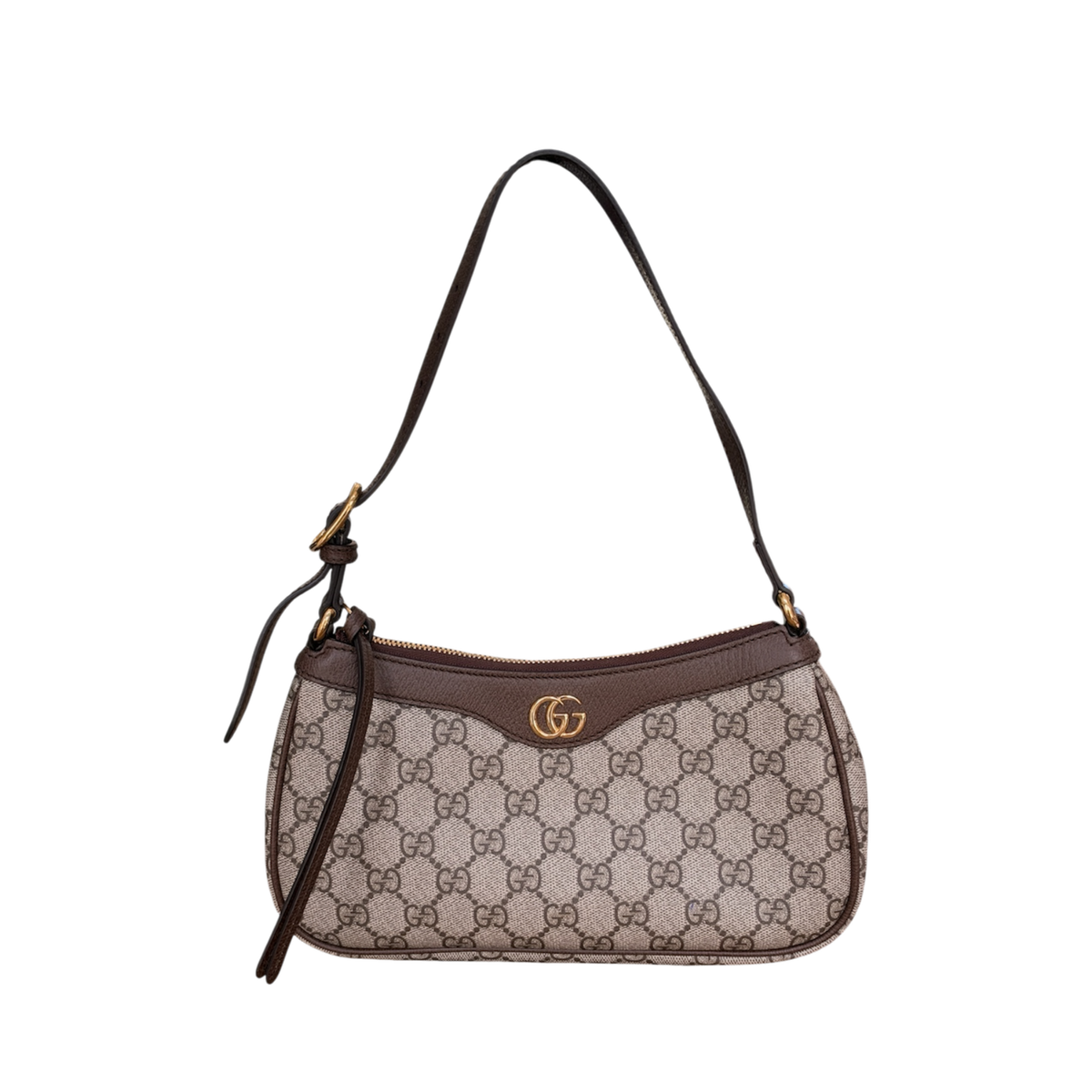 Gucci Ophidia GG Supreme Small Shoulder Bag Beige & Brown
