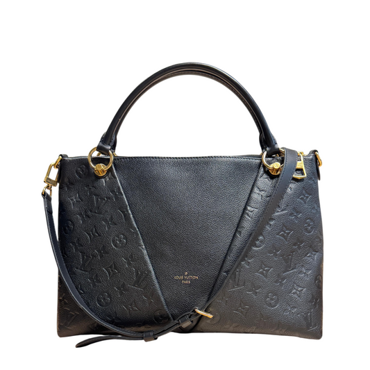 Louis Vuitton V Tote Monogram Empreinte MM Black