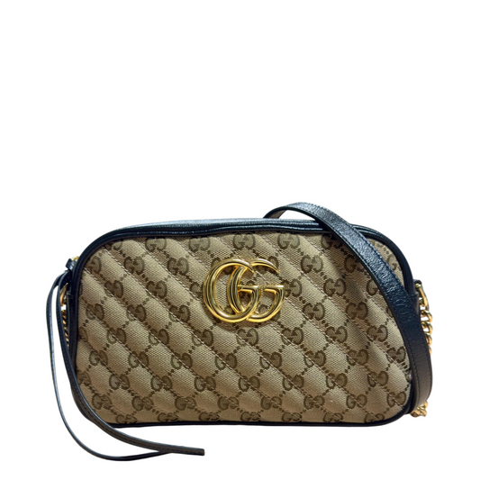 Gucci GG Canvas Marmont Small Shoulder Bag