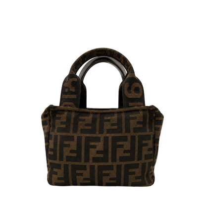 Fendi Vintage Zucca Mini Top-Handle Bag